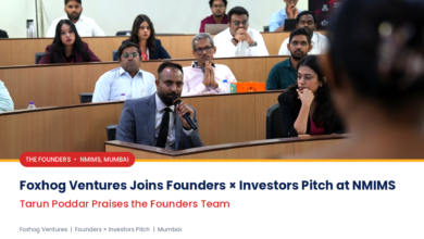 Foxhog Ventures Joins Founders × Investors Pitch at NMIMS; Tarun Poddar Praises The Founders Team
