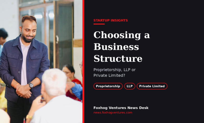 Choosing a Business Structure: Proprietorship, LLP or Private Limited